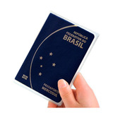 Capa Transparente Para Passaporte Kit 10