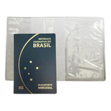 Capa Transparente Para Passaporte Kit Com