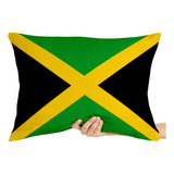 Capa Travesseiro Fronha Bandeira Jamaica Bob