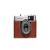 Capa Trip 35 Capa BolinUS Feita à Mão De Couro Genuíno Para Meia Câmera Para Câmera Olympus Trip 35 Com Alça De Mão LavaBrown