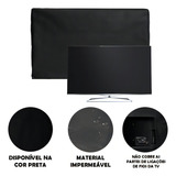 Capa Tv Monitor Smart Led Lcd Corino Impermeável Cor 52 Polegadas