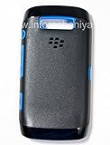 Capa Vertical Rígida Preta Com Azul Para Blackberry Torch 9850 9860
