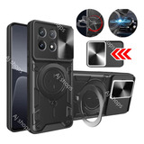 Capa Xiaomi Poco X6 Pro 5g Capinha Case Proteção De Câmera Com Suporte 360 Armadura Militar Anti Queda Aj Shops