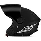 Capacete Aberto Mixs Way Viseira Fume Preto Fosco 56