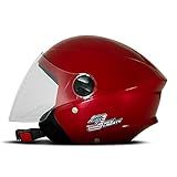 CAPACETE ABERTO PRO TORK NEW LIBERTY 3 ELITE BRILHANTE VERMELHO PIMENTA TAM- 58