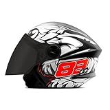 CAPACETE ABERTO PRO TORK NEW LIBERTY 3 GP 88 BRILHANTE PRETO TAM- 60 VIS- FUMÊ
