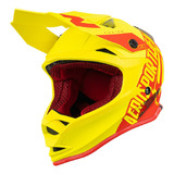 Capacete Asw Fusion Sawn Motocross enduro trilha Amarelo