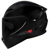 Capacete Automotivo Para Motociclista ASX City Solid Preto 58 