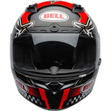 Capacete Bell Qualifier Dlx Mips Isle Of Man Red Black White