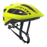 Capacete Bike Ciclismo Mtb Scott Supra Amarelo Fluor Tamanho Único