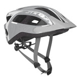 Capacete Bike Ciclismo Mtb Scott Supra Prata Cinza Cor Prata cinza Tamanho Único