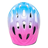 Capacete Bike Infantil Jet Tomcat Degrade Ciclismo Patins Cor Azul rosa Tamanho P