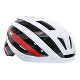 Capacete Bike Mtb Ciclismo Jet Hawker Enduro Para Bicicleta Cor Branco vermelho Tamanho 58 61cm