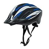 Capacete Bike Poker Out Mold Windstorm 09058 Pab Cor Preto Azul Tamanho P