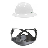 Capacete Branco Aba Total Msa C Carneira Catraca Jugular