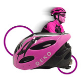 Capacete C Sinalizador Led Regulável Ciclismo Patinete Deko