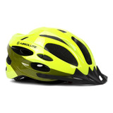 Capacete Ciclismo Absolute Nero Com Pisca Led Bike Mtb Cor Amarelo oliva Tamanho G 54 61cm