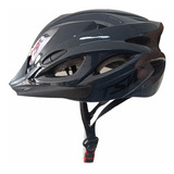 Capacete Ciclismo Bike Mtb Tsw C Pisca Led Raptor 3 G Preto