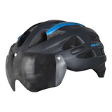 Capacete Ciclista Bike Mtb Casco New Óculos Com Luz High One