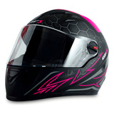 Capacete Com Viseira Masculino Feminino Fechado Gt2 58 Fosco Cor Rosa Desenho Capacete Fechado Gt2 Rosa Fosco Com Viseira Transparente