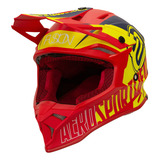 Capacete Cross Asw Fusion 2 0 Dash Preto Chumbo Cinza Lj