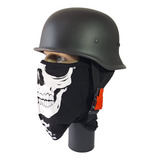 Capacete Custom Coquinho Aberto Estilo Alemão Segunda Guerra