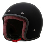 Capacete Custom Etceter Solid Special Preto