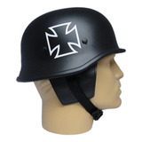 Capacete Custom M34 Preto Skull cruz De Malta Br M34c060