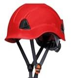 CAPACETE DE ALPINISTA FALCON COM SUSPENSAO COR VERMELHO