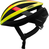Capacete De Ciclismo Abus Viantor Speed Mtb Cores Cor Flúor vermelho preto Tamanho M 52 58cm 