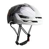 Capacete De Ciclismo Ultraleve Ajustável Capacete De Bicicleta PC Leve Para Andar Branco 