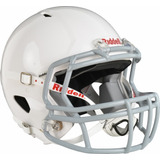 Capacete De Futebol Americano Riddell Speed Branco Com Face 
