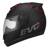Capacete De Moto Fechado Integral Pro Tork Desenho G8 Evo Solid Preto Fosco Tamanho Do Capacete 56 Com Narigueira