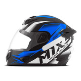 Capacete De Moto Masculino Barato Mixs Mx2 Storm Brilhante