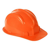 Capacete De Segurança Com Carneira Obra Proteção Trabalho Epi Cor Laranja