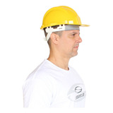 Capacete De Segurança Epi Engenheiro Mestre Obras Pedreiro Cor Amarelo