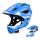 Capacete De Segurança Lixada Kids Face Full Para Patinar Em