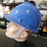 Capacete De Segurança MSA CA 498 Completo Com Carneira E Jugular Azul