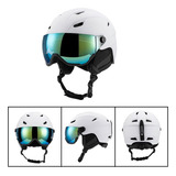 Capacete De Segurança Snowboard Removível Integrado Para