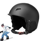 Capacete De Snowboard Chapéu De Segurança De Esqui Capacete Ajustável Para Snowboard Com Absorção De Choque Chapéu De Segurança Portátil Com Clipe De óculos Para Esportes De Neve Homens E Mulheres