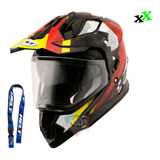 Capacete De Trilha Com Viseira Cross Vision