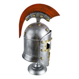 Capacete Elmo Medieval Romano Gladiador Ornamento