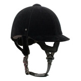 Capacete Equitação Hipismo Ajuste De Tamanho Classic Instep Cor Preto Tamanho M
