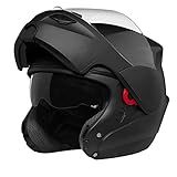 CAPACETE ESCAMOTEÁVEL PRO TORK ATTACK ELITE FOSCO PRETO FOSCO TAM 62