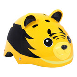 Capacete Esportivo 3d Infantil Ajustável Animais Segurança Cor Tigre Tamanho M