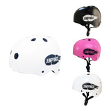 Capacete Esportivo D Skate Bike E Patins Jumppings Branco