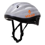 Capacete Esportivo Patins Skate Bike Patinete Vollo Sports Cor Cinza Tamanho P