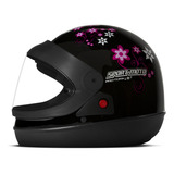 Capacete Fechado Feminino Sport Moto For Girls Sm Pro Tork