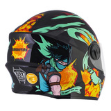 Capacete Fechado Masculino Infantil De Moto Kids New Four
