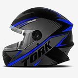 CAPACETE FECHADO PRO TORK R8 AZUL TAM 56